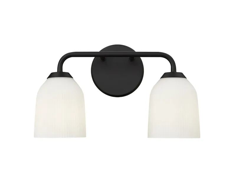 2 Light Vanity, Norah Collection — Warehouse Lighting LED Wall Lights 60.0W 