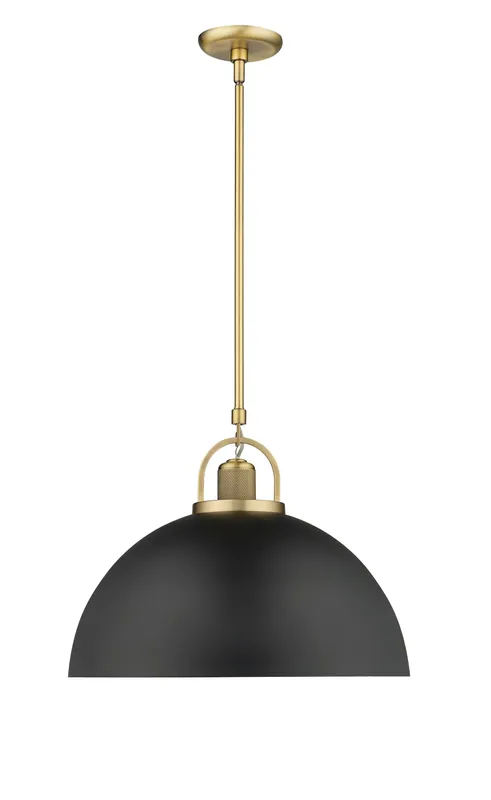 Pendant Light, Artistan Collection, Vintage Brass Matte Black or White — Warehouse Lighting LED Landscape Lights 60.0W 