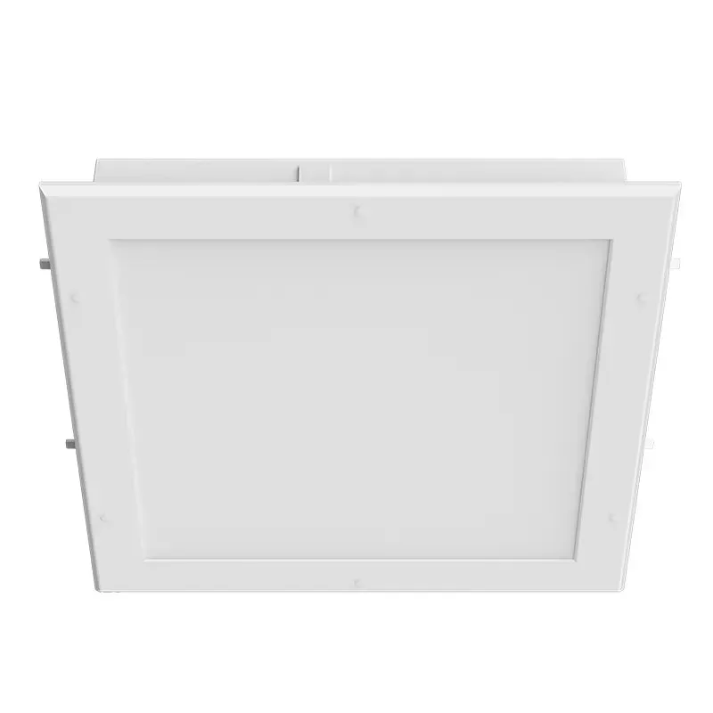 NSF and IP65 Rated 2X2 Flat Panel, 5000 Lumen Max, Wattage and CCT Selectable, 120-277V — Warehouse Lighting LED Downlights 30.0W 3500K