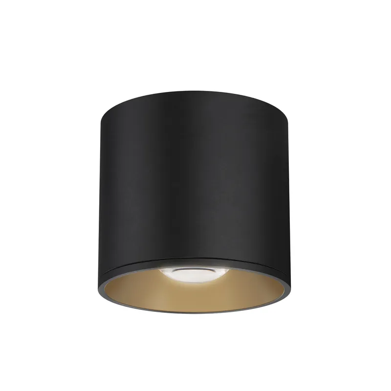 Stout RD 120-277V Indoor/Outdoor Flush Mount Ceiling Light — Warehouse Lighting LED Post Top Lights 20.0W 3000K