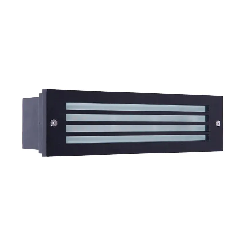 Commercial Large Wall/Step Lights, 470 Lumens, 10W, CCT Selectable, 120-277V, Black or Gray — Warehouse Lighting LED Wall Lights 10.0W 3000K