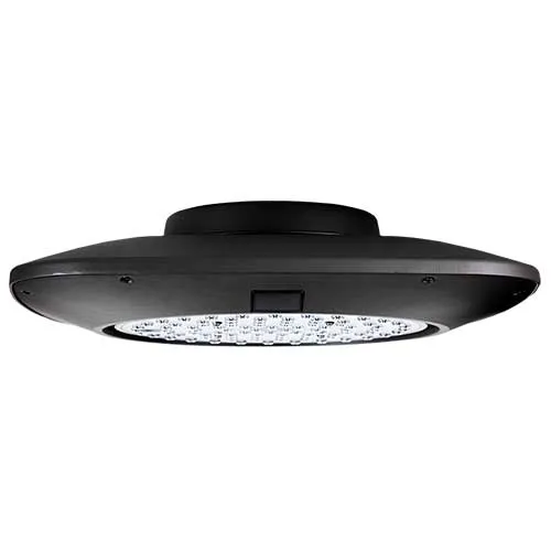 Aeroform Square Garage Canopy Light, 15,419 Lumens, 100W, 3000K, 4000K, or 5000K, Clear Lens,120-277V, Bronze Finish — Warehouse Lighting LED Area Lights 100.0W 3000K