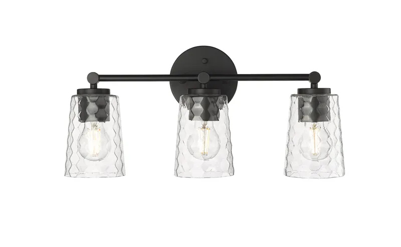 Vanity Light, Ashli Collection, Matte Black — Warehouse Lighting LED Wall Lights 300.0W 