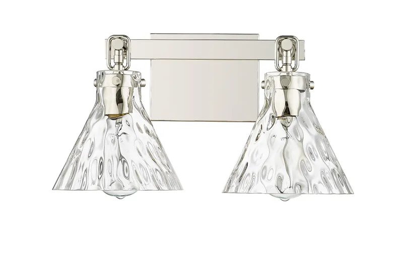 Vanity Light, Barlon Collection, Polished Nickel or Matte Black — Warehouse Lighting LED Wall Lights 150.0W 