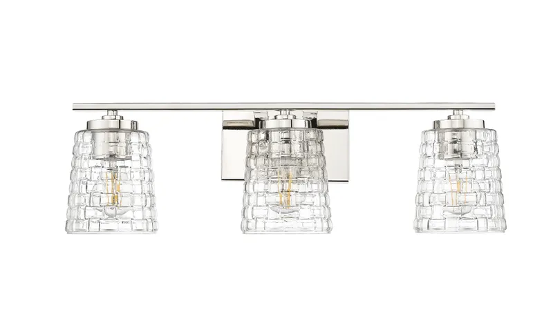Vanity Light, Saben Collection, Polished Nickel — Warehouse Lighting LED Wall Lights 200.0W 