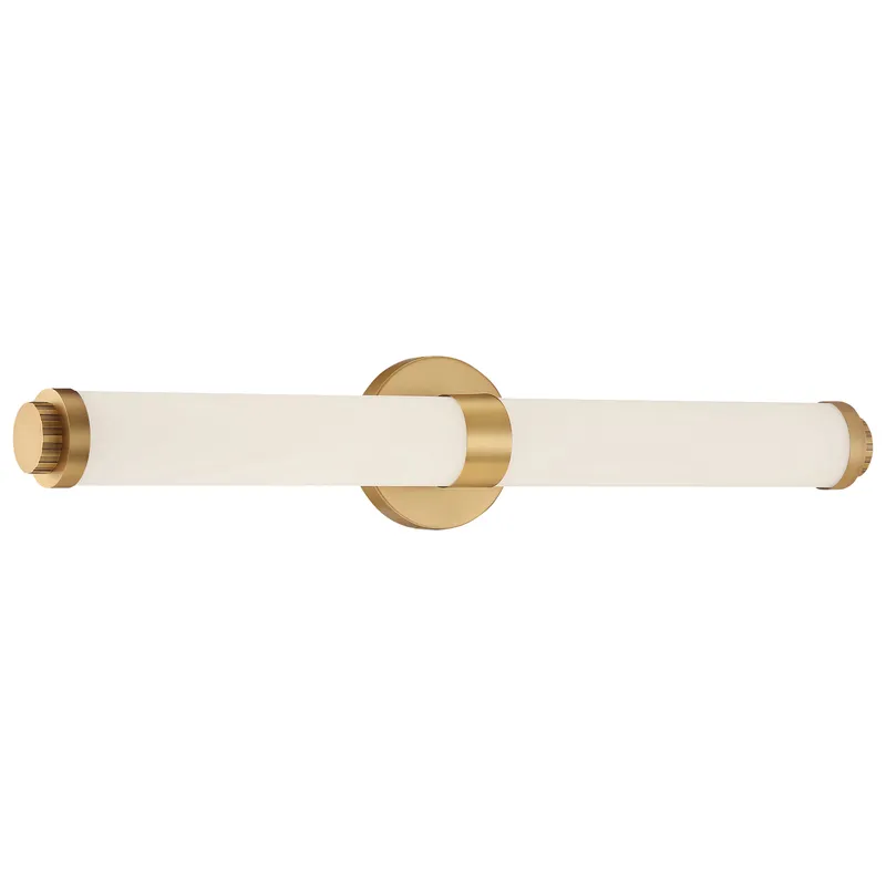 LED Vanity, 1920 Lumens, Brushed Gold Finish, 120V — Warehouse Lighting LED Wall Lights 24.0W 3000K