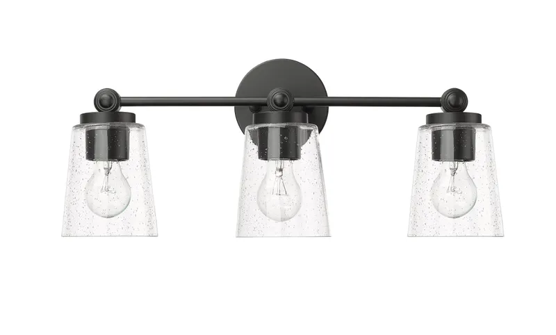 Vanity Light, Lauryn Collection, Matte Black — Warehouse Lighting LED Wall Lights 200.0W 