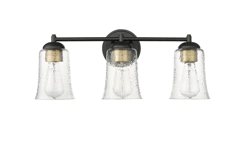 Vanity Light, Abilene Collection, Matte Black — Warehouse Lighting LED Wall Lights 200.0W 