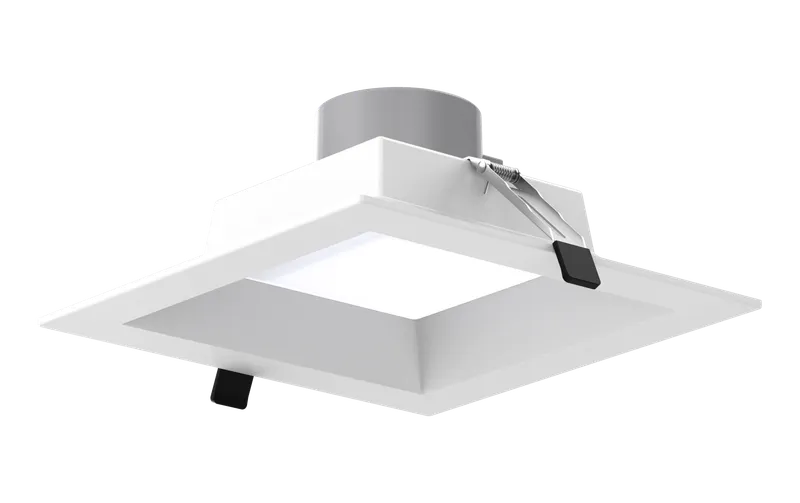 8" LED Square Commercial Downlight, 3675 Lumen Max, Wattage & CCT Selectable, 120-277V — Warehouse Lighting LED Downlights 20.0W 2700K