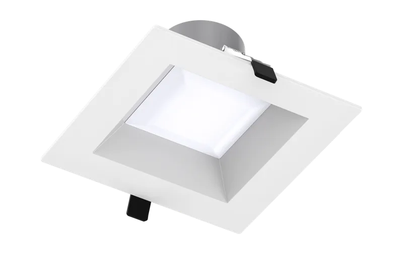 6" LED Square Commercial Downlight, 3150 Lumen Max, Wattage & CCT Selectable, 120-277V — Warehouse Lighting LED Downlights 20.0W 2700K