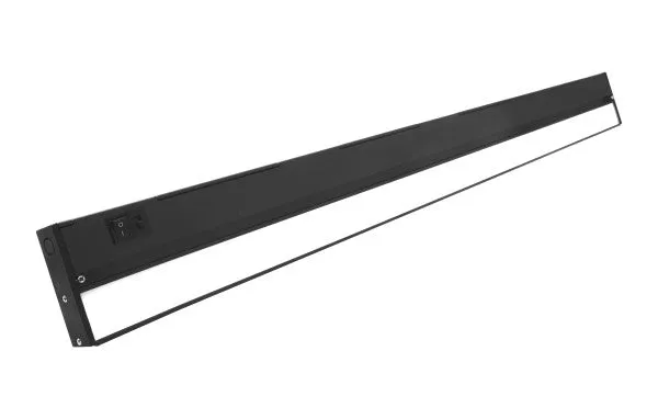 54" LED Undercabinet Light, CCT Selectable, 120V, Black, Nickel, Oil-Rubbed Bronze, and White — Warehouse Lighting LED Linear Lights 20.0W 2700K