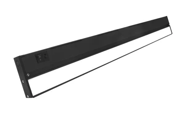 30" LED Undercabinet Light, CCT Selectable, 120V, Black, Nickel, Oil-Rubbed Bronze, and White — Warehouse Lighting LED Linear Lights 20.0W 2700K