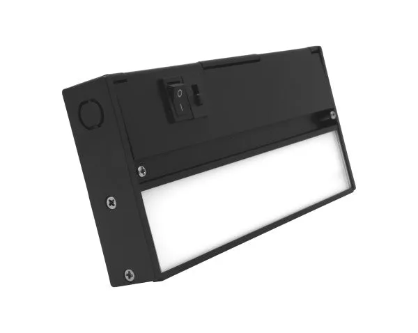 8" LED Undercabinet Light, CCT Selectable, 120V, Black, Nickel, Oil-Rubbed Bronze, and White — Warehouse Lighting LED Linear Lights 10.0W 2700K