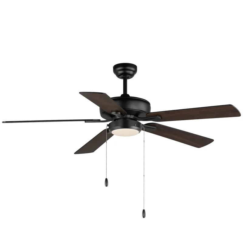 52" Super-Max Fan w/ LED Light Kit - Black, White or Nickel — Warehouse Lighting LED Post Top Lights 20.0W 3000K