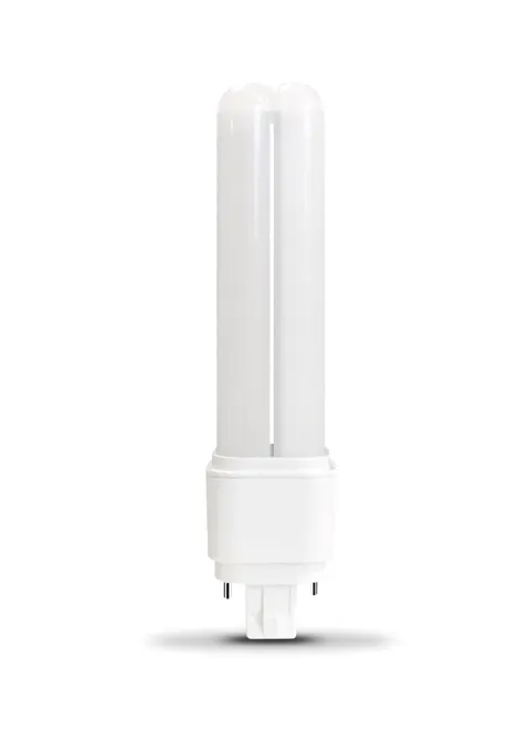 24PK 7W LED Type A PL Lamp, 830LM, 3500K, Dimmable, Omni-Directional, G24Q Base — Warehouse Lighting LED Bulbs & Lamps 7.0W 3500K
