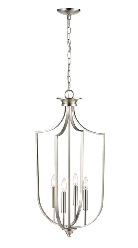 16" Pendant Light, Brushed Nickel Finish — Warehouse Lighting LED Landscape Lights 60.0W 