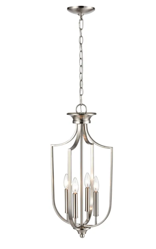 12" Pendant Light, Brushed Nickel Finish — Warehouse Lighting LED Landscape Lights 60.0W 