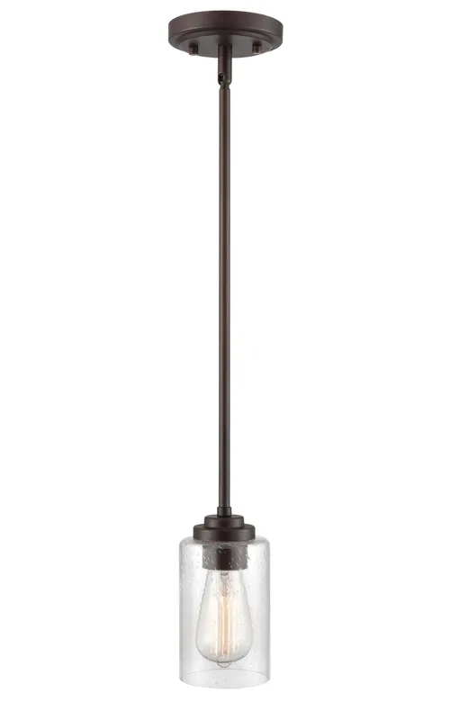 5" Mini-Pendant Light, Rubbed Bronze Finish, Moven Collection — Warehouse Lighting LED Landscape Lights 100.0W 