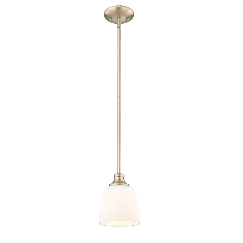 Mini-Pendant Light, Modern Gold Finish, Alberta Collection — Warehouse Lighting LED Landscape Lights 60.0W 