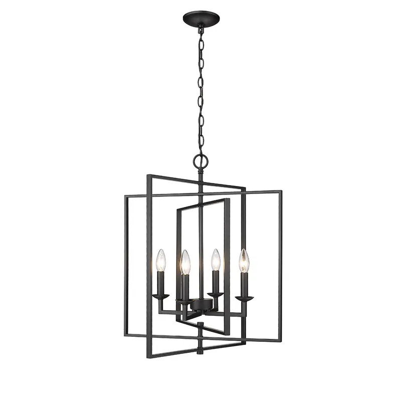 24" Pendant Light, Matte Black Finish, Nellis Collection — Warehouse Lighting LED Landscape Lights 250.0W 