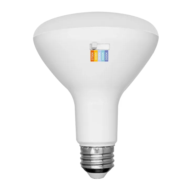 6PK BR Series: 5-CCT LED Bulb, PAR38 100W Equivalent, 13W, 120V — Warehouse Lighting LED Temporary & Work Lights 100.0W 2700K