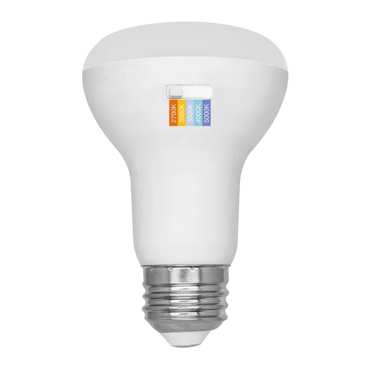 10PK BR Series: 5-CCT LED Bulb, BR20 40W Equivalent, 6W, 120V — Warehouse Lighting LED Temporary & Work Lights 40.0W 2700K