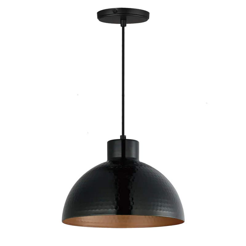 12" Rockport 1-Light Pendant, Black / Antique Copper or Sage Green — Warehouse Lighting LED Landscape Lights 60.0W 
