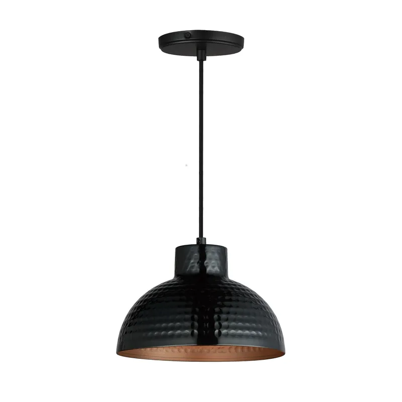 10" Rockport 1-Light Pendant, Black / Antique Copper or Sage Green — Warehouse Lighting LED Landscape Lights 60.0W 