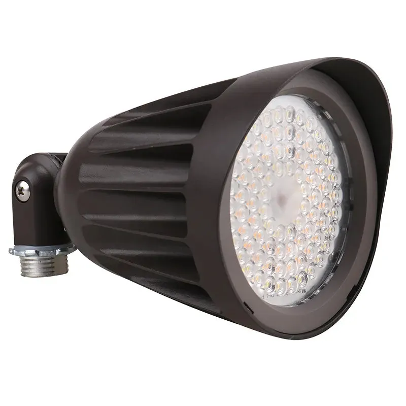 LED Bullet Flood Light with Photocell, 3500 Lumens, 25W, CCT Selectable, 120-277V — Warehouse Lighting LED Flood Lights 25.0W 3000K