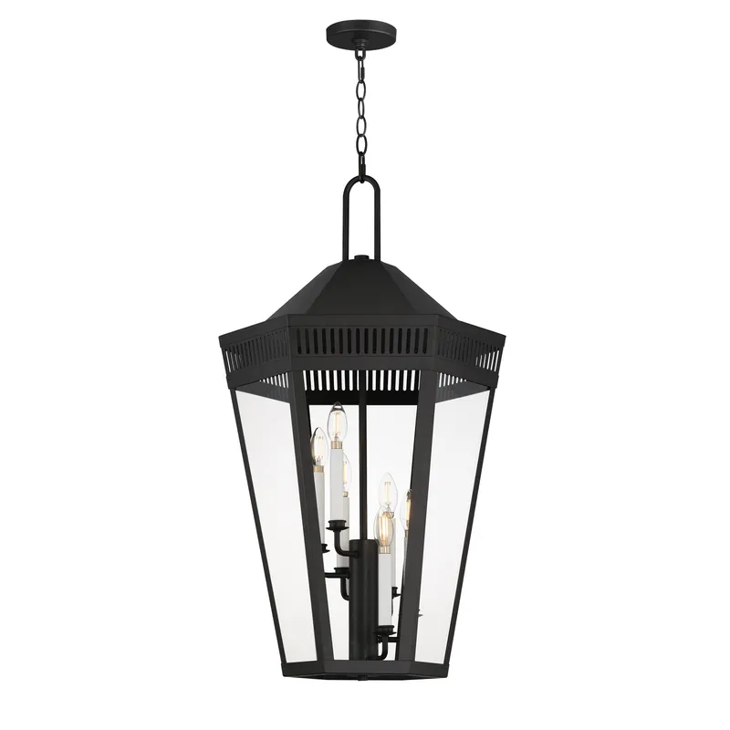 Oxford Outdoor 6-Light Pendant, Black — Warehouse Lighting LED Landscape Lights 250.0W 