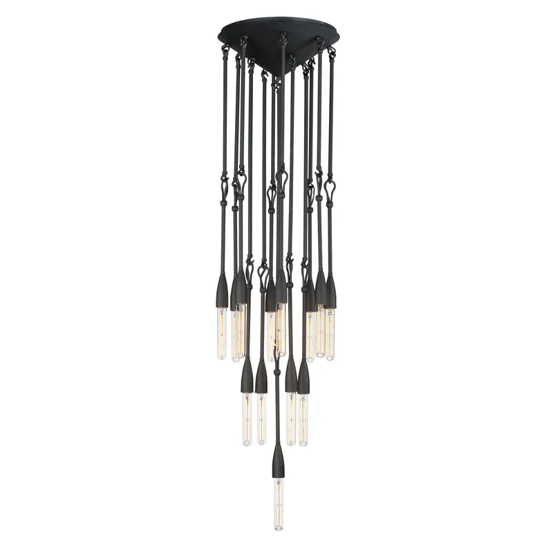 Pioneer 13-Light Pendant, Anthracite — Warehouse Lighting LED Landscape Lights 800.0W 