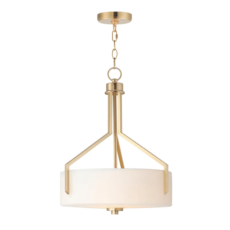 Dart 3-Light Pendant, Satin Brass or Satin Nickel — Warehouse Lighting LED Landscape Lights 200.0W 