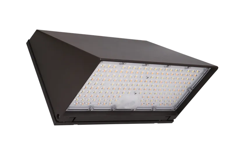 LED Traditional Cutoff Wall Pack, 17,760 Lumen Max, Wattage and CCT Selectable, Integrated Photocell, 120-277V — Warehouse Lighting LED Wall Lights 120.0W 3000K