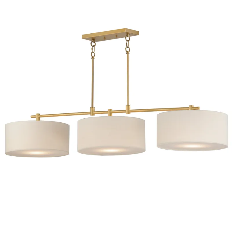 Bongo 3-Light Pendant, Natural Aged Brass, Oil Rubbed Bronze or Satin Nickel Finish — Warehouse Lighting LED Landscape Lights 200.0W 