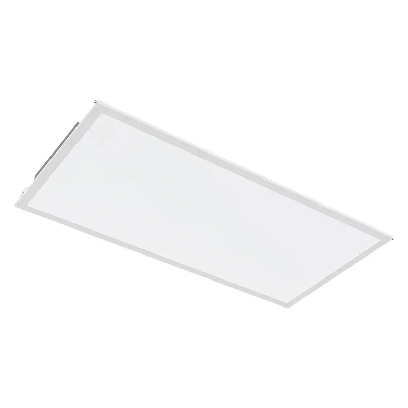 Premium High Lumen 2x4 Retrofit Flat Panel, 5000 Lumen Max, Wattage and CCT Selectable, 120-277V — Warehouse Lighting LED Downlights 24.0W 3500K