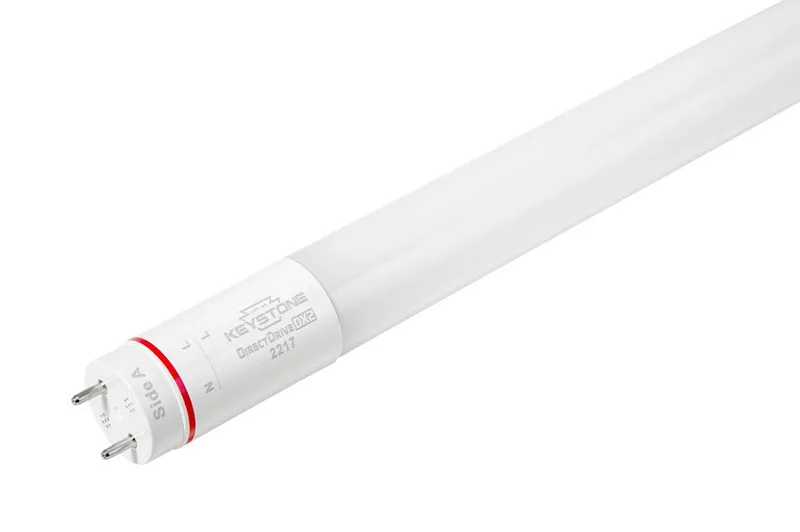 25PK 14.5W LED T8 Tube, 1800 lumen, Glass Construction, Direct Drive, Double Ended Wiring Only, 120-277V — Warehouse Lighting LED Linear Lights 14.5W 3500K
