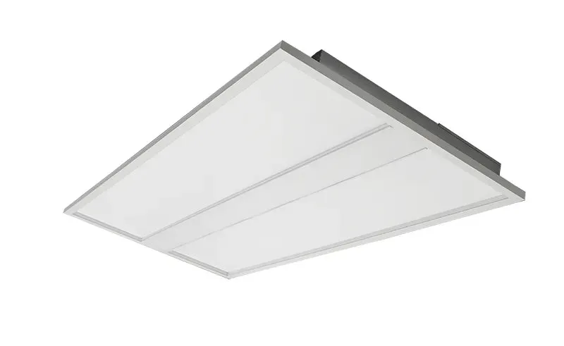 4PK 2X4 Backlit Troffer, 5500 Lumens, Wattage and CCT Selectable, 0-10V Dimming, 120-277V — Warehouse Lighting LED Downlights 30.0W 3500K