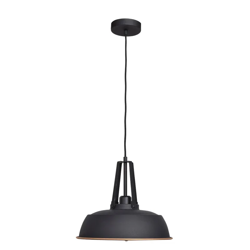 LED Pendant Light, 60W, 120V, Matte Black Finish, Nostalgia Collection — Warehouse Lighting LED Landscape Lights 60.0W 
