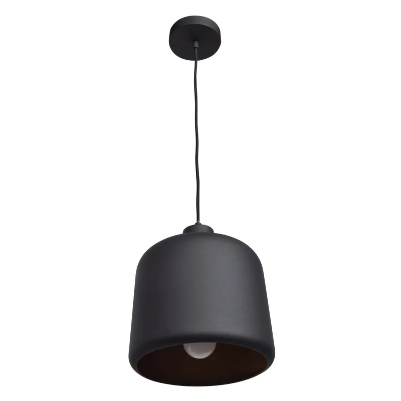 LED Pendant Light, 60W, 120V, Matte Black Finish, Forge Collection — Warehouse Lighting LED Landscape Lights 60.0W 