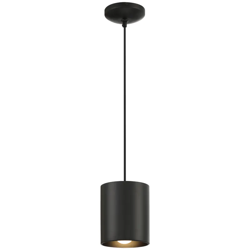 LED Pendant Light, 800 Lumens, 10W, Matte Black Finish, 120V, Pilson XL Collection — Warehouse Lighting LED Landscape Lights 10.0W 3000K