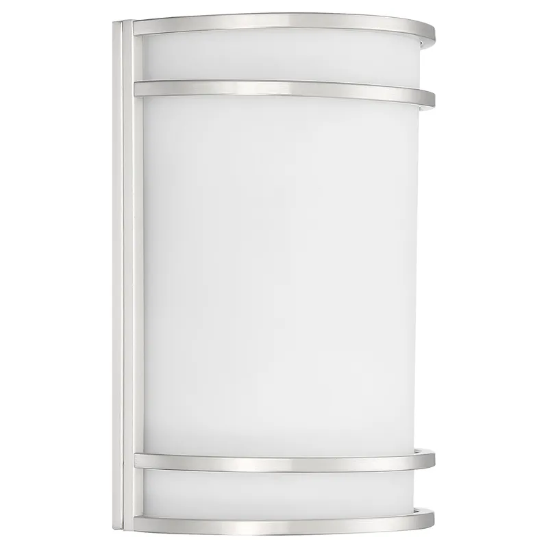 LED Wall Sconce, 60W, Brushed Steel Finish, 120V, Lola Collection — Warehouse Lighting LED Wall Lights 60.0W 