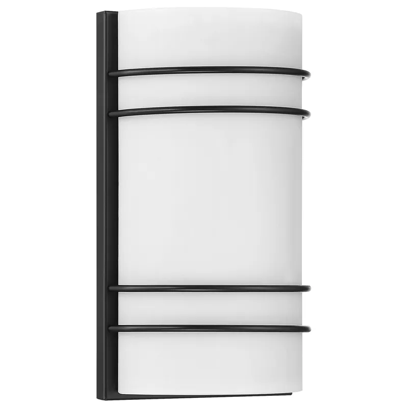 2 Light LED Wall Sconce, 1600 Lumens, 20W, Matte Black Finish, 120V, Cassi Collection — Warehouse Lighting LED Wall Lights 20.0W 3000K