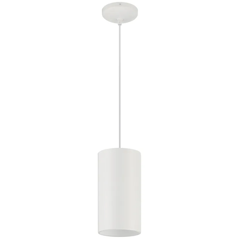 LED Pendant Light, Matte White Finish, 60W, 120V, Pilson XL Collection — Warehouse Lighting LED Landscape Lights 60.0W 