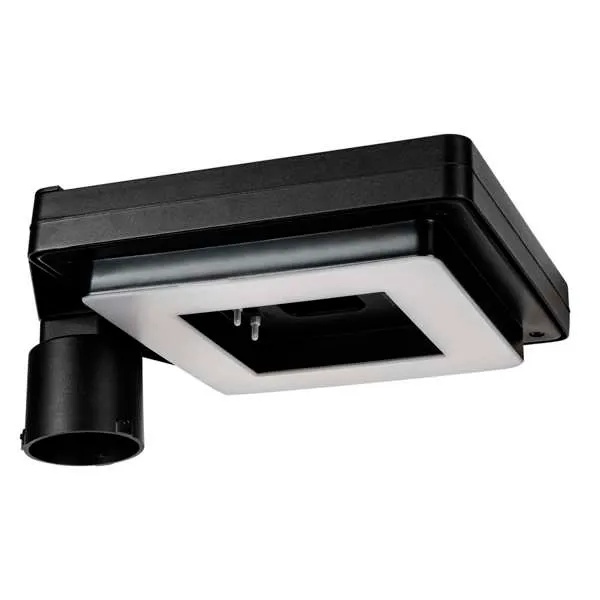 Contemporary Square Solar Post Light — Warehouse Lighting LED Landscape Lights 14.0W 3000K