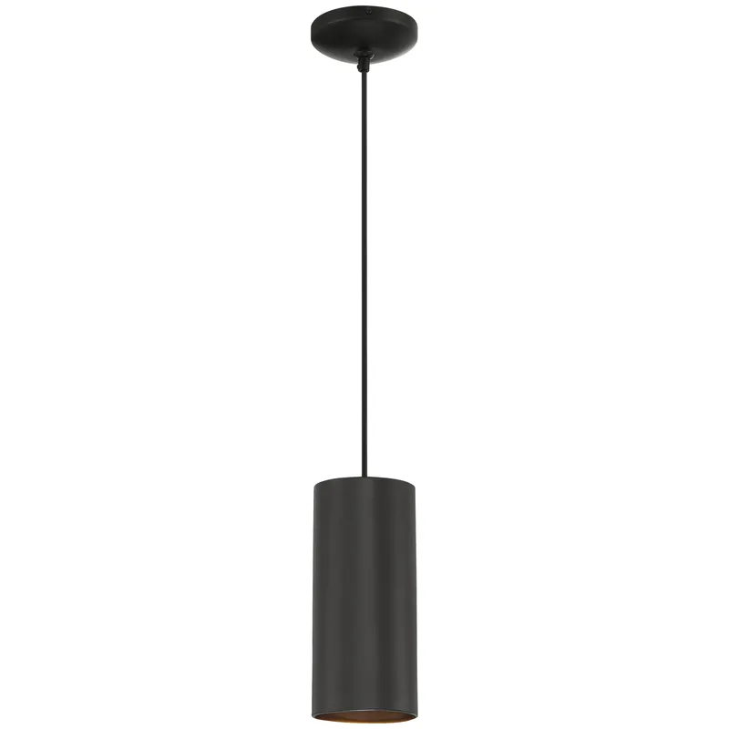 LED Pendant Light, 800 Lumens, 10W, 3000K, 120V,  Matte Black Finish, Pilson Collection — Warehouse Lighting LED Landscape Lights 10.0W 3000K