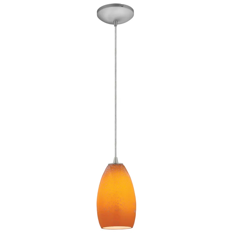 LED Pendant Light, 100W, 120V, Brushed Steel Finish, Champagne Collection — Warehouse Lighting LED Landscape Lights 100.0W 