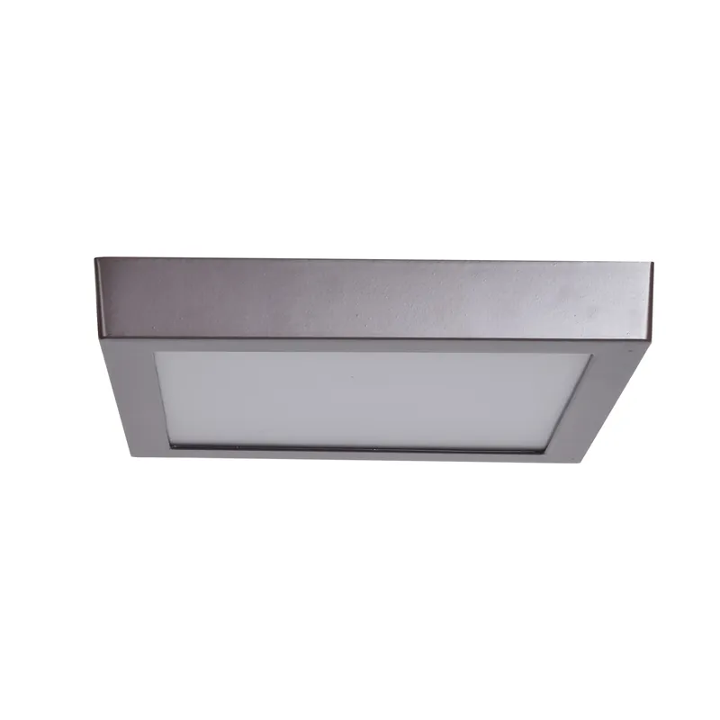 LED Flush Mount Ceiling Light, 1280 Lumens, 16W, 3000K, 120V, Bronze Finish, Strike 2.0 SQ Collection — Warehouse Lighting LED Post Top Lights 16.0W 3000K