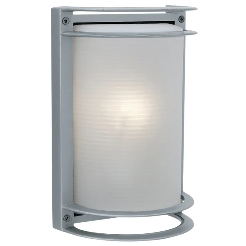 1 Light 10.5" Outdoor Wall Light, 60W, 120V, Satin, Nevis Collection — Warehouse Lighting LED Wall Lights 60.0W 