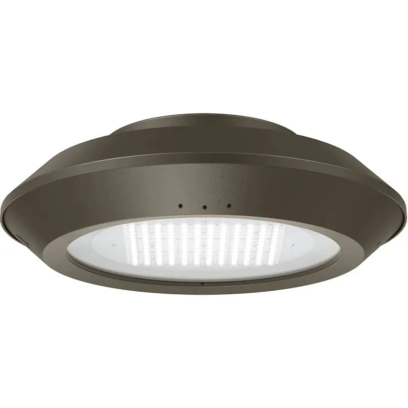 Multi-Power & CCT Post Disk with 3/4" Pipe Mount Hub, 22W/37W/56W/75W, 3000K/4000K/5000K — Warehouse Lighting LED Area Lights 22.0W 3000K