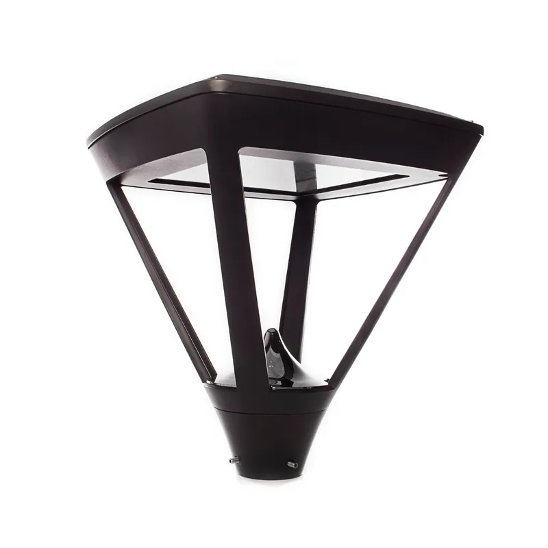 Commercial Grade Solar Pedestrian LED Post Light — Warehouse Lighting LED Area Lights 30.0W 6000K